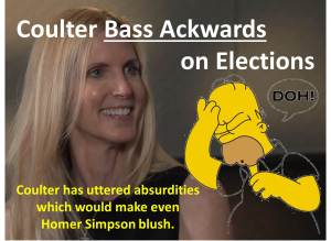 Coulter = Homer Simpson
